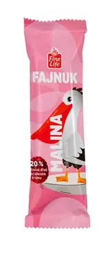 Fine Life Fajnuk malina bílá poleva