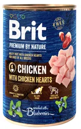 Brit Premium by Nature Masové paté s kuřecími srdíčky pro psy