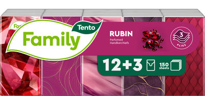 Tento Family Rubin kapesníčky, 3vrstvé