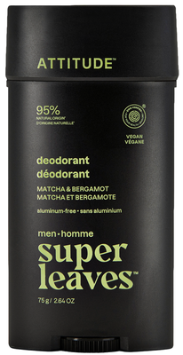 Attitude Pánský deodorant Super leaves - Matcha & Bergamot