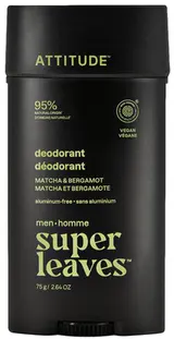 Attitude Super leaves Pánský deodorant bez hliníku - matcha a bergamot