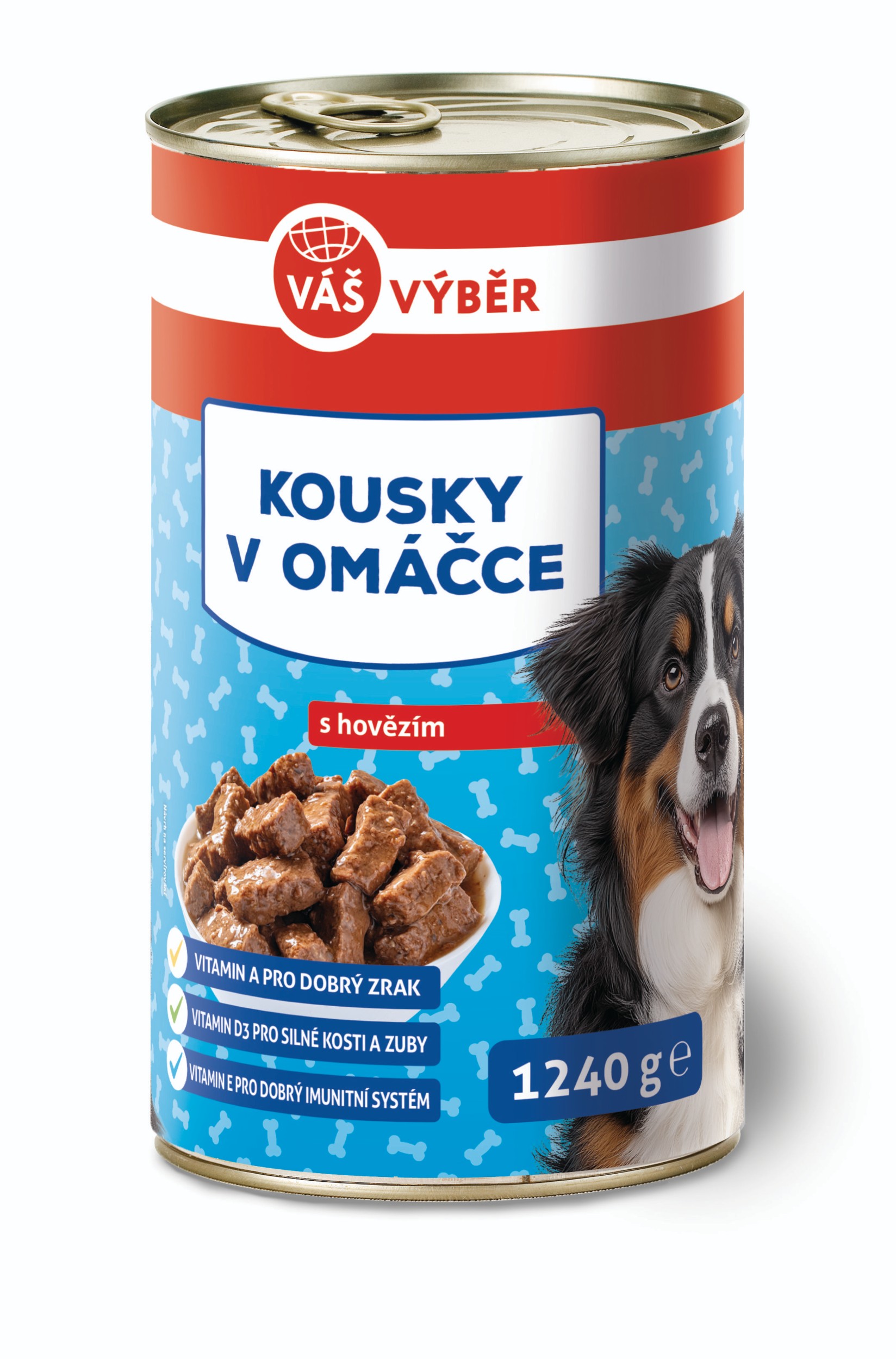 Váš výběr kousky hovězí omáčka 1240g