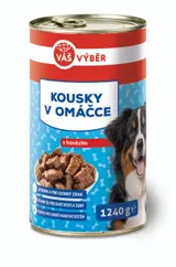 Váš výběr kousky hovězí omáčka 1240g