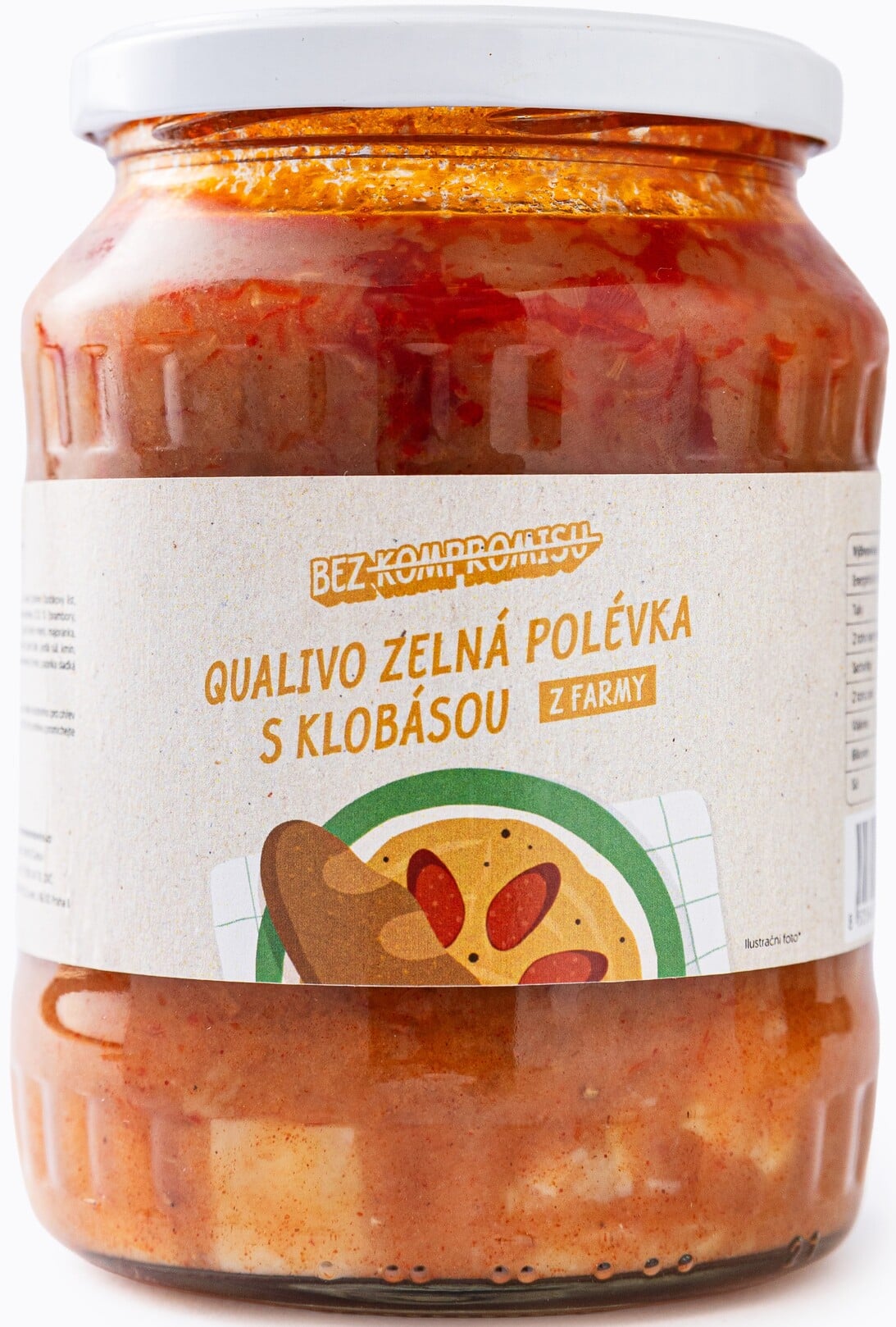 Qualivo Zelná polévka s klobásou