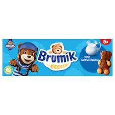 Opavia Brumík Mléčná náplň jemné pečivo 150g