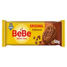 Opavia sušenky kakaové BeBe Dobré Ráno s kousky čokolády 50g