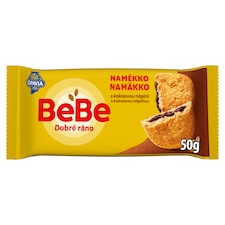 Opavia BeBe Dobré ráno s kakaovou náplní sušenky s 5 celozrnnými cereáliemi balení 50 g