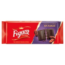 Figaro hořká 43%, čokoládová tabulka hořká 43% kakaa 80 g