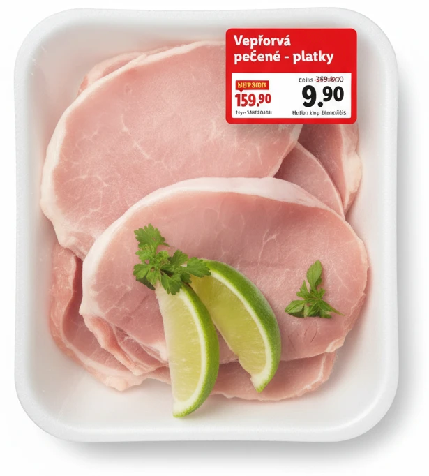 Vepřová pečeně - plátky