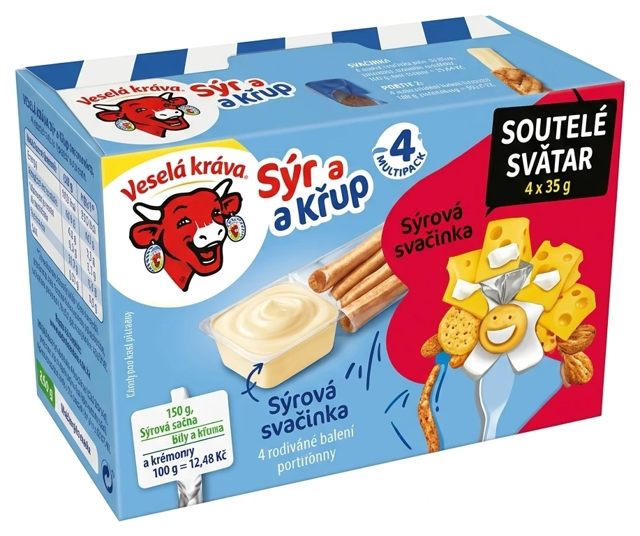 VESELÁ KRÁVA Sýr a Křup