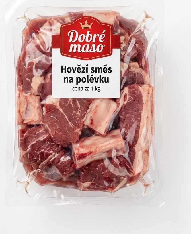 Hovězí směs na polévku Dobré maso