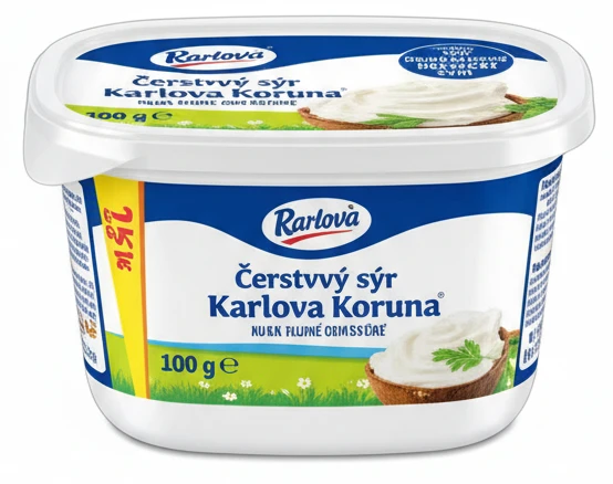 Čerstvý sýr Karlova Koruna