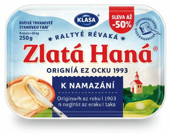 Zlatá Haná k namazání