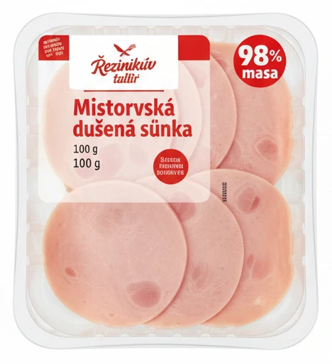 Mistrovská dušená šunka Řezníkův talíř
