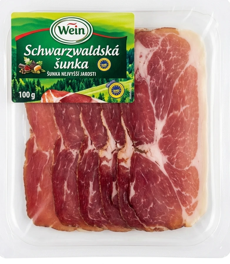 Schwarzwaldská šunka krájená