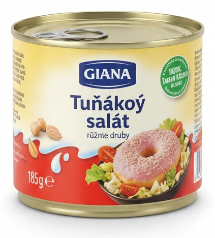 Tuňákový salát Giana různé druhy
