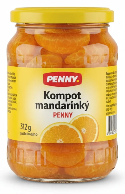Kompot mandarinky Penny
