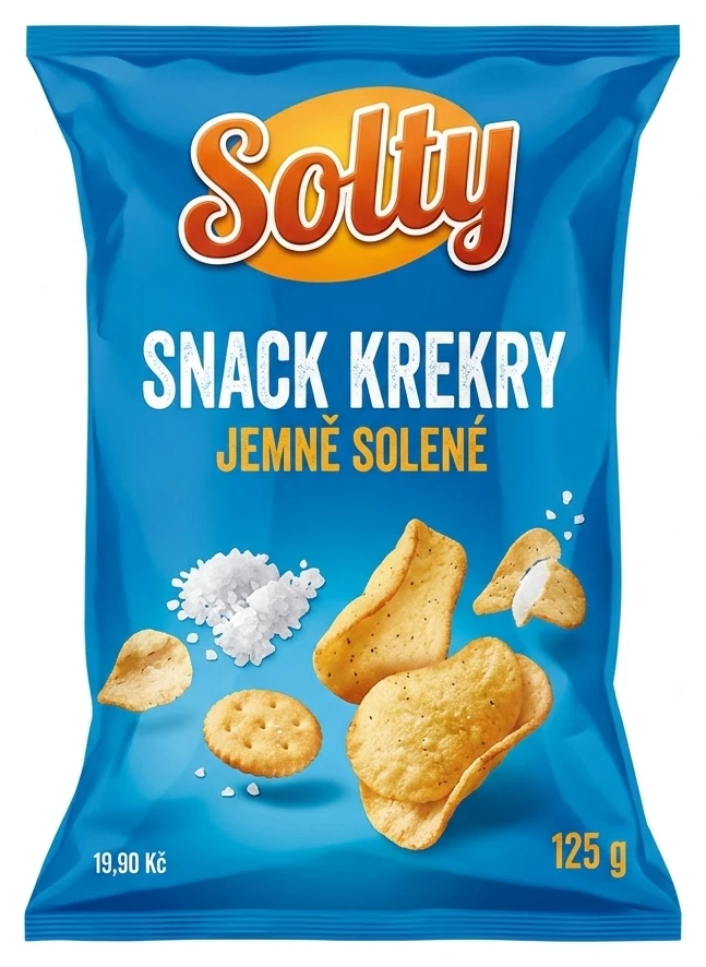 Snack krekry jemně solené Solty