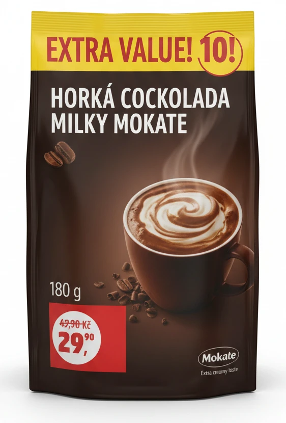 Horká čokoláda Milky Mokate