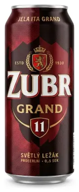 Zubr Grand světlý ležák