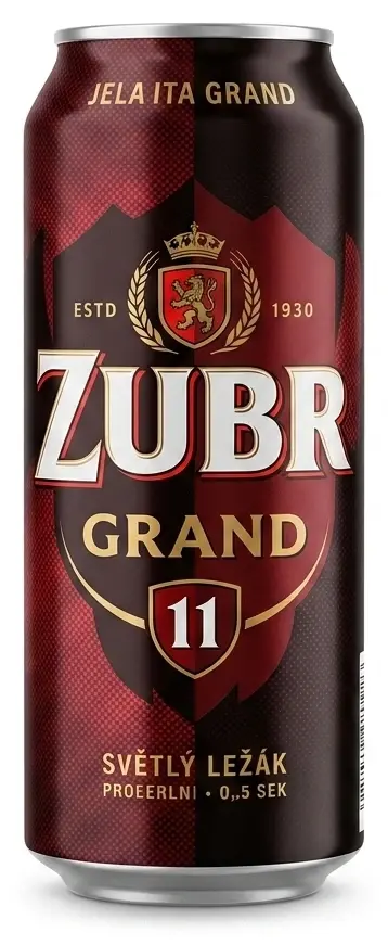 Zubr Grand světlý ležák