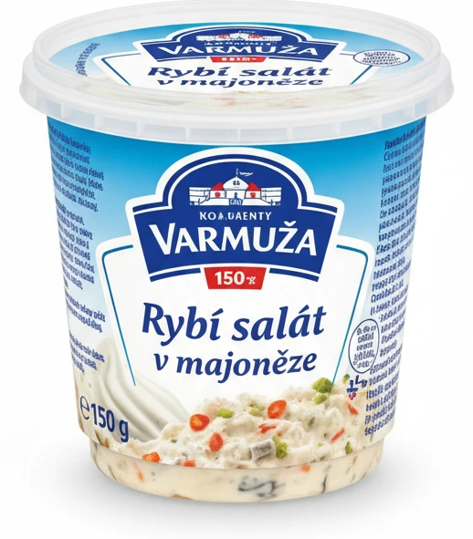 Varmuža Rybí salát v majonéze