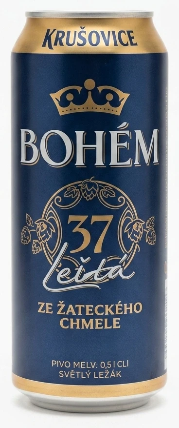 Krušovice Bohém Pivo světlý ležák