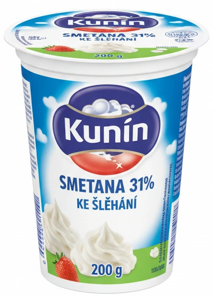 Kunín Smetana 31% ke šlehání