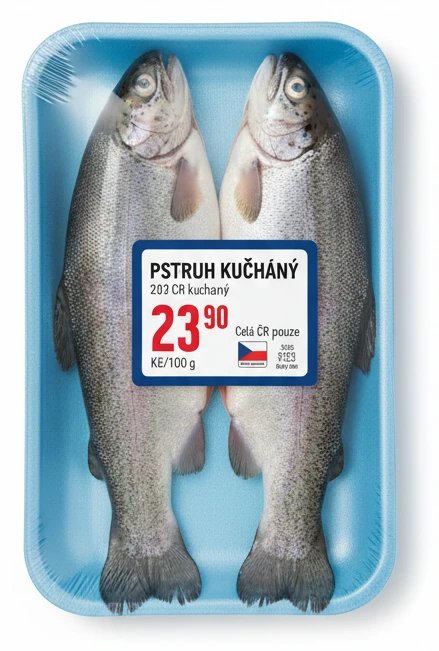 Pstruh kuchaný