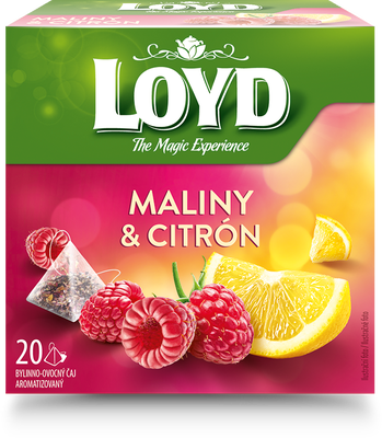 Loyd Čaj malina/citron pyramidový