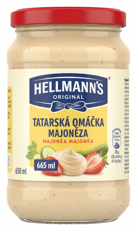 Tatarská omáčka, majonéza Hellmann's