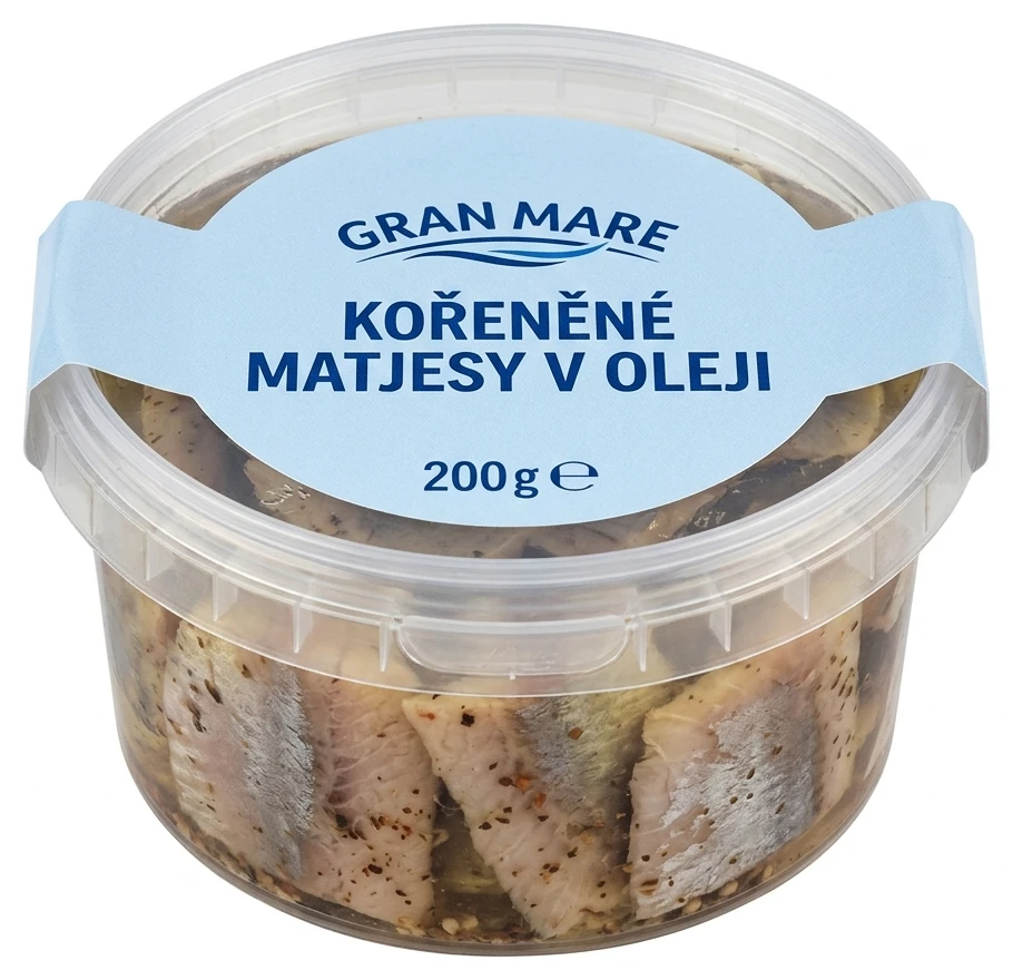 Kořeněné matjesy v oleji Gran Mare