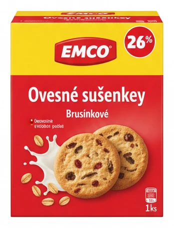 Ovesné sušenky Emco