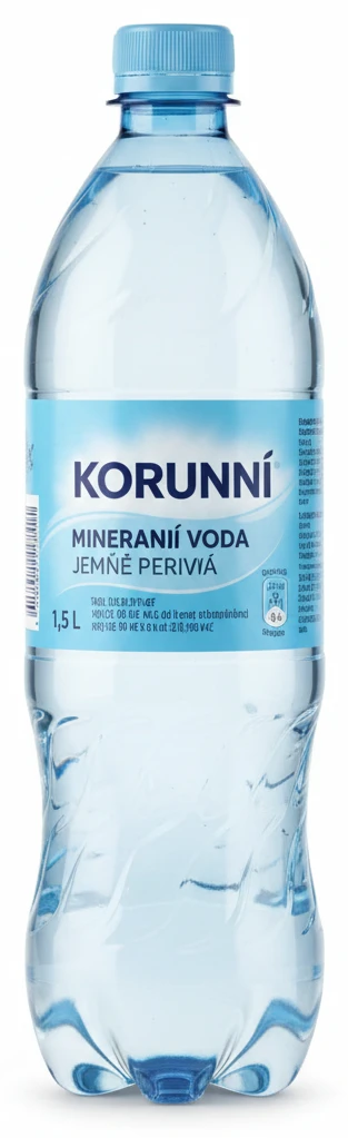 Minerální voda Korunní jemně perlivá