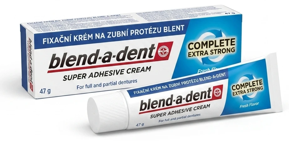 Fixační krém na zubní protézu Blend-a-dent
