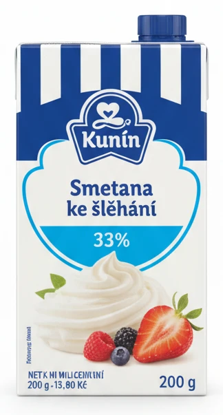Kunín Smetana ke šlehání