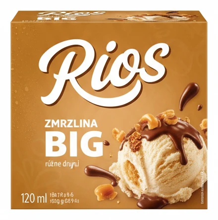 Zmrzlina Rios Big různé druhy