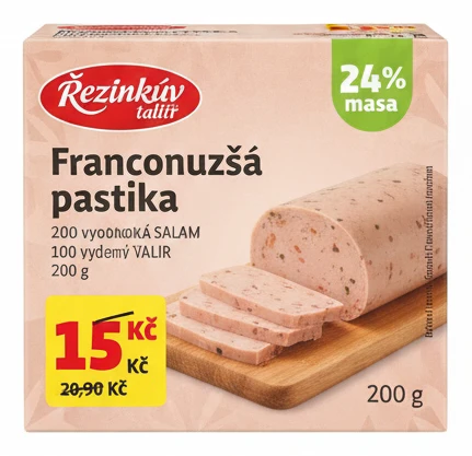 Francouzská paštika Řezníkův talíř