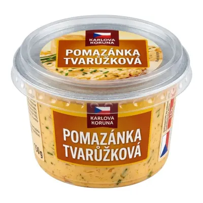 Pomazánka Karlova Koruna tvarůžková