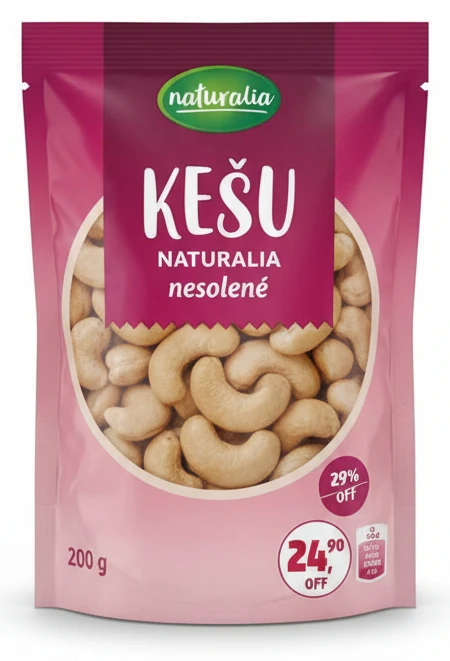 Kešu Naturalia nesolené