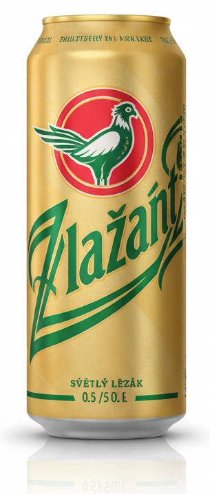 Zlatý Bažant světlý ležák plech