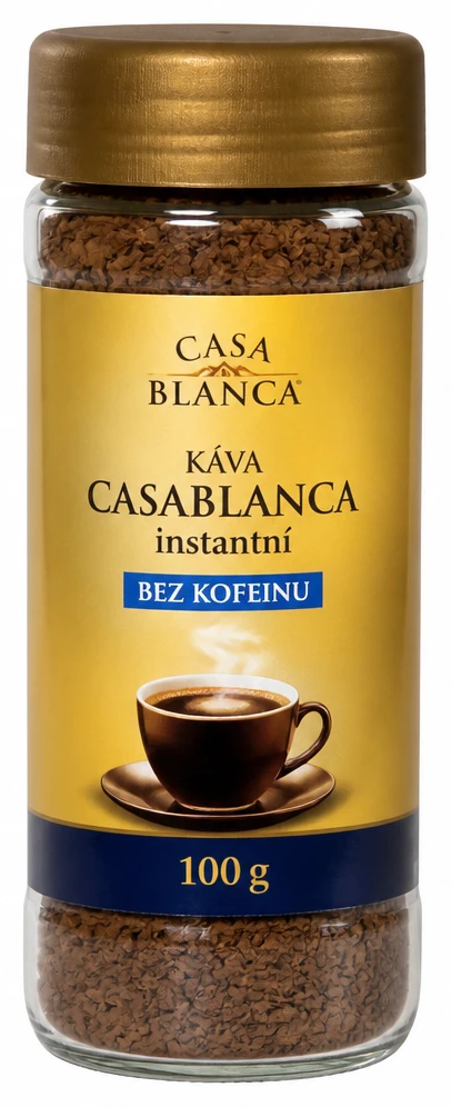 Káva Casablanca instantní, bez kofeinu