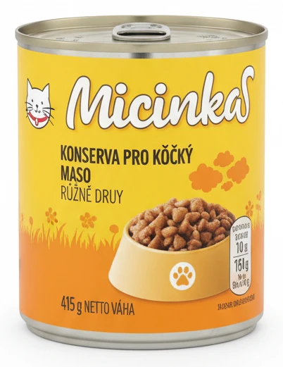 Konzerva pro kočky Micinka