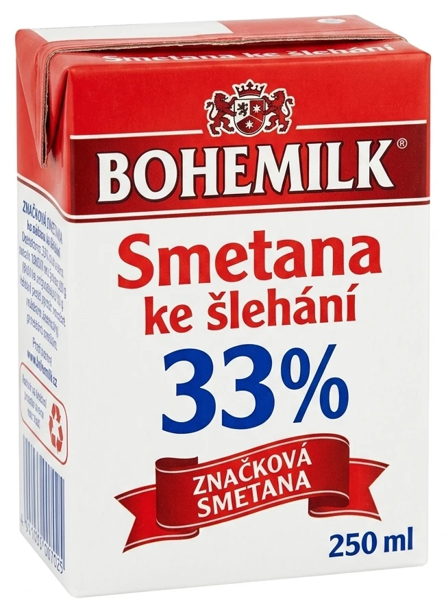 Bohemilk Smetana ke šlehání 33%