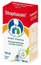 STOPTUSSIN 0,8MG/ML+20MG/ML sirup 1X100ML II