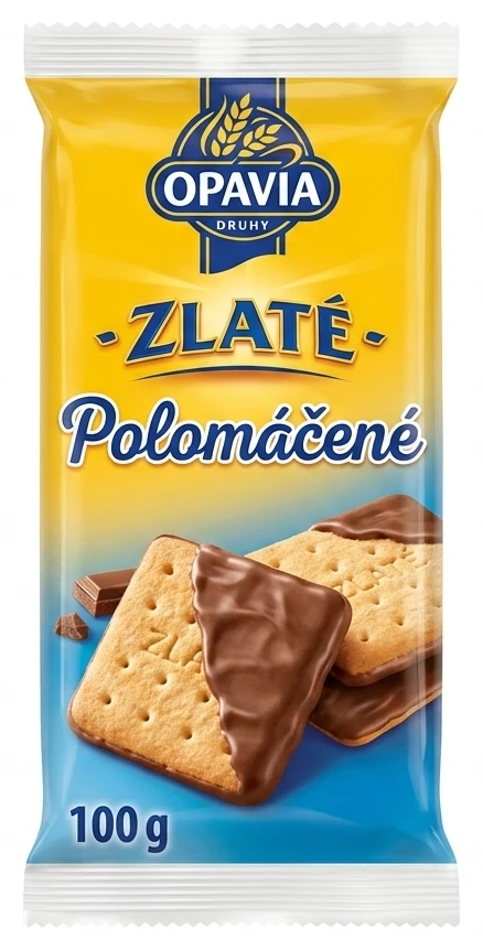 Opavia Zlaté Polomáčené Sušenky