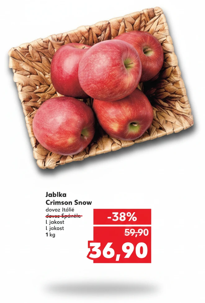 Jablka Crimson Snow