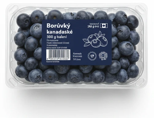 Borůvky balené - kanadské