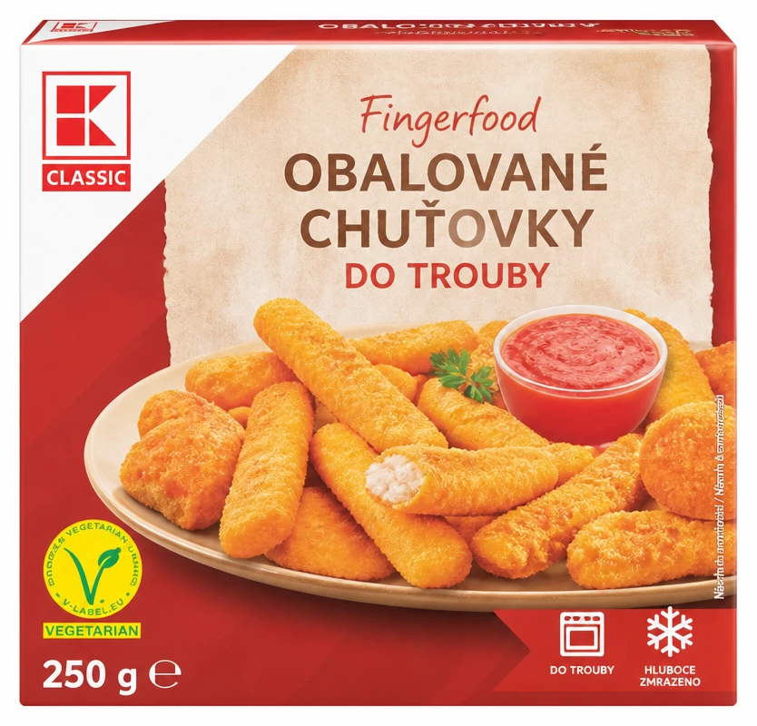 Fingerfood obalované chuťovky do trouby