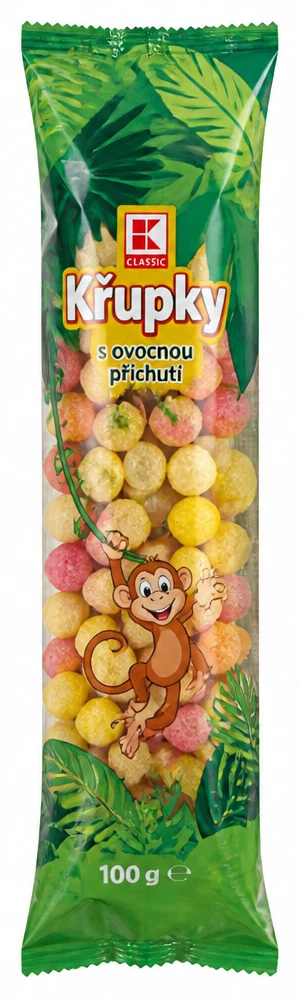 Křupky s ovocnou příchutí